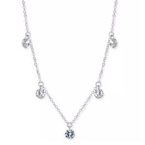INC Cubic Zirconia Crystal Necklace